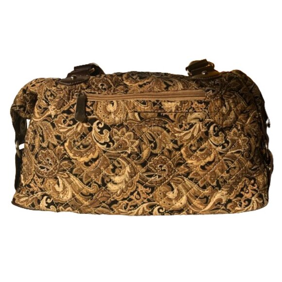 Rustic Couture medium maximalist  studs quilted handbag satchel bag - Picture 3 of 16